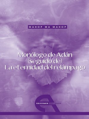 cover image of Monólogo de Adán